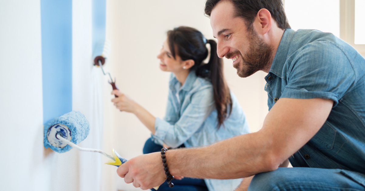 painting the walls of your mobile home - Meadow brook Mobile home