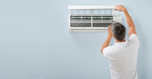 Install air-conditioning to keep your mobile home cool during Spring