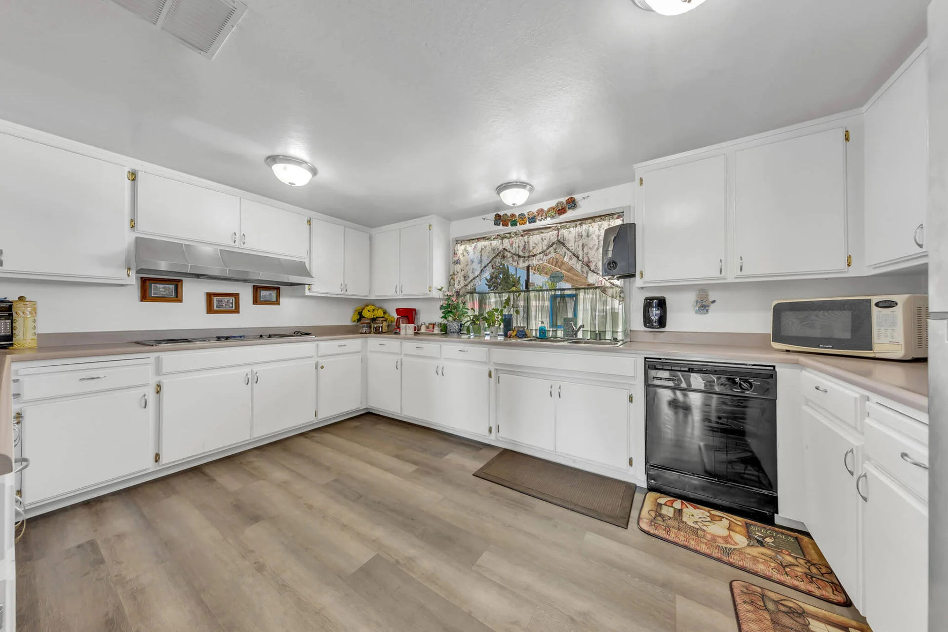 Kitchen of the Clubhouse of Meadowbrook Mobile Home Park.